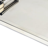 Modern Stainless Steel Serving Tray