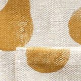 Set of Eight Ochre Pear Pattern Napkins