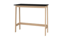 Modern Natural and Black Narrow Table Desk