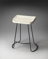 Backless Wood Counter Stool