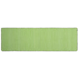 3' X 8' Apple Green Soft Stripes Runner Rug