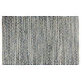 5? x 8? Blue and Gray Ogee Area Rug