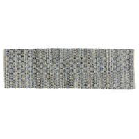 3' X 8' Blue and Gray Ogee Runner Rug