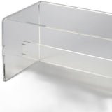 Modern Chic Acrylic Bench