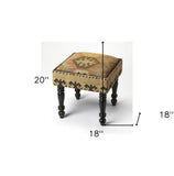 Bohemian Jute Stool