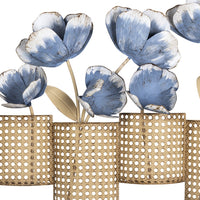 Metal Flower Pots Wall Decor