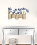 Metal Flower Pots Wall Decor