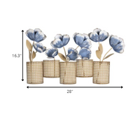 Metal Flower Pots Wall Decor