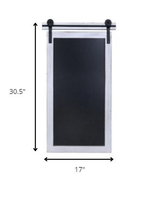 Modern Farmhouse White Frame Chalkboard Wall Decor