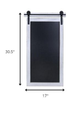 Modern Farmhouse White Frame Chalkboard Wall Decor