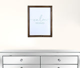 Set of 3 Wooden Brave Calm Kind Wall Frame Decor