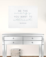 Farmhouse Style Be The Energy Quote Wall Decor