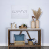 Welcome To Our Happy Place Wall Art