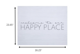 Welcome To Our Happy Place Wall Art