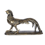 Antique Gold Pheasant Statue