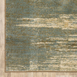 5?x7? Blue and Brown Distressed Area Rug