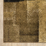 8?x10? Brown and Beige Distressed Blocks Area Rug