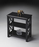 Vance Black Licorice Bookcase