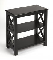 Vance Black Licorice Bookcase