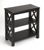 Vance Black Licorice Bookcase