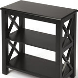 Vance Black Licorice Bookcase