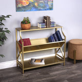 Keats Antique Gold Library Bookcase