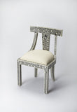 Black Bone Inlay Accent Chair