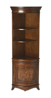 Dowling Olive Ash Burl Corner Cabinet