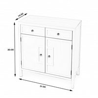 Imperial White Console Cabinet