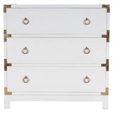 Forster Glossy White Campaign Chest