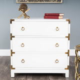 Forster Glossy White Campaign Chest