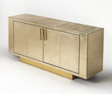 Francois Gold Leather Buffet