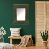 Bohemian Beaded Rectangle Wall Mirror