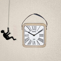 Farmhouse Style Wooden Table Clock