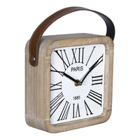 Farmhouse Style Wooden Table Clock