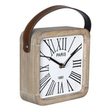 Farmhouse Style Wooden Table Clock
