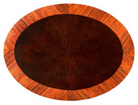 Cherry Nouveau Oval Accent Table