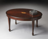 Traditional Cherry Oval Coffee Table