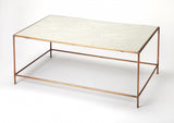 Classic White Marble Coffee Table