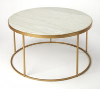 White Marble Coffee Table