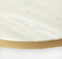 White Marble Coffee Table