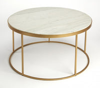 White Marble Coffee Table