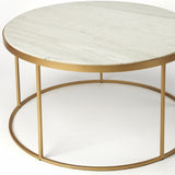 White Marble Coffee Table