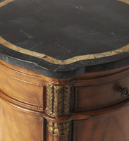Fossil Stone Drum Table