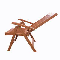 Brown Outdoor Reclining Chair