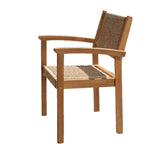 Set of Two Woven Dining Chairs