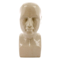 Jumbo White Ceramic Bust Sculpture