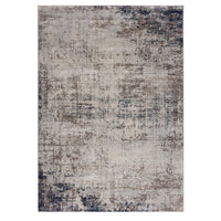 2? x 10? Navy Blue Distressed Striations Runner Rug