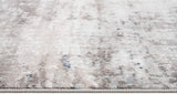 2? x 10? Navy Blue Distressed Striations Runner Rug