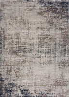 4? x 6? Navy Blue Distressed Striations Area Rug